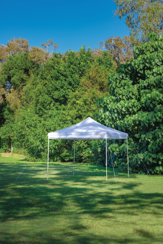 Commercial Deluxe 2.4x2.4m Gazebo | Perfect for Markets | 500D White Canopy | Antiponding Bars