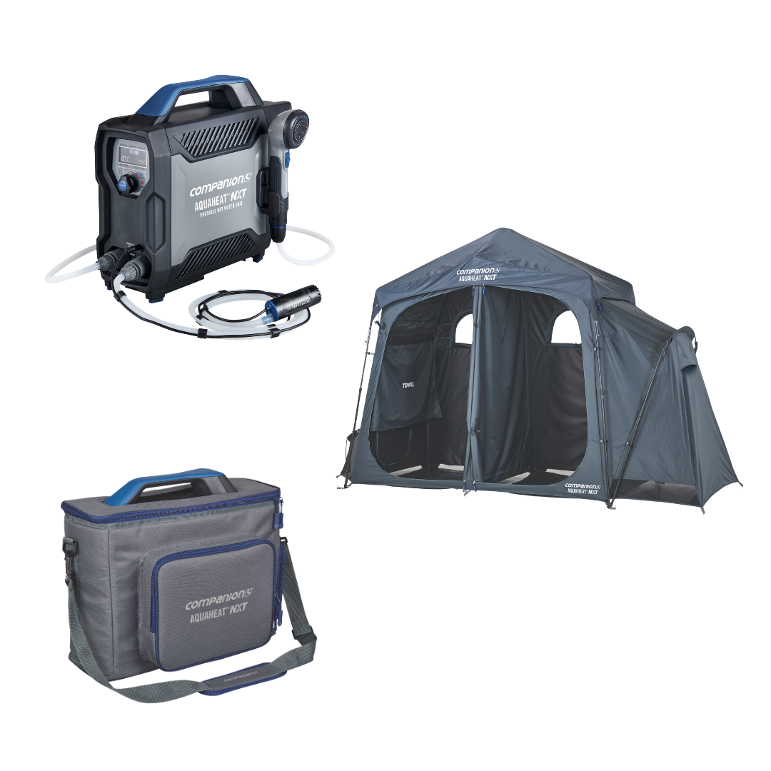 Aquaheat NXT Portable Hot Water Unit – BONUS Deluxe Ensuite & Carry Bag