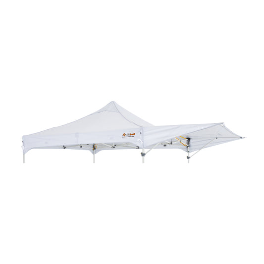 Commercial Deluxe 3x3m Flexi Shade Gazebo | Perfect for Markets | 500D White Canopy | Antiponding Bars | HD Wheeled Bag