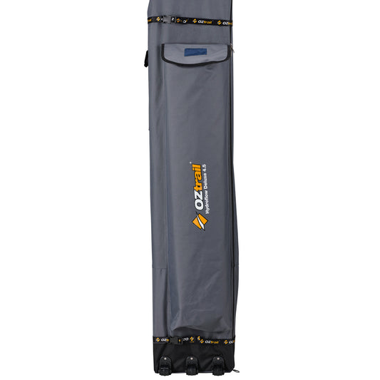Hydroflow Deluxe 4.5x3m Gazebo | Heavy Duty Steel Frame | 300D Navy Canopy | Antiponding Bars