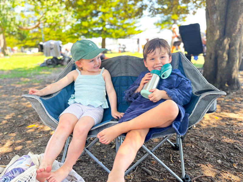Junior Galaxy 2 Seater Sofa Blue