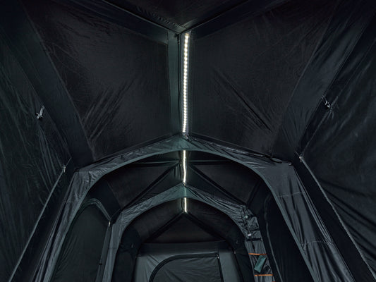 Fast Frame Blockout Lumos 12 Person Tent | 3 Room Tent | Integrated Lighting | 3000m Waterhead Rating