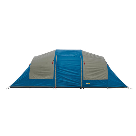 Tasman 10 Person Dome Tent | Full Dome Construction | 3 Room Tent | Heavy Duty PE Floor | Compact Pack Size