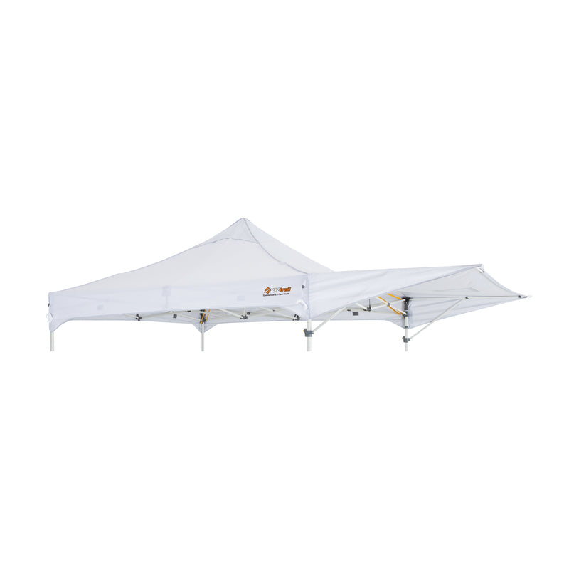 Commercial Deluxe 3x3m Flexi Shade Gazebo | Perfect for Markets | 500D White Canopy | Antiponding Bars | HD Wheeled Bag