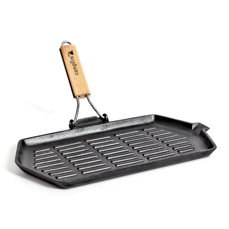 Rectangular Folding Frying Grill Pan