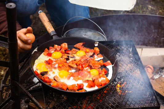Round Frying pan - Solid Handle 30cm