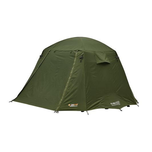 Easy Fold 2 Person Stretcher Tent | Heavy Duty Steel Frame | 1500mm Waterhead Rating | Compact Pack Size