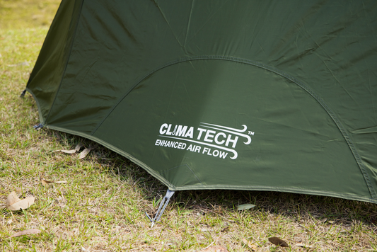 Easy Fold 2 Person Stretcher Tent | Heavy Duty Steel Frame | 1500mm Waterhead Rating | Compact Pack Size