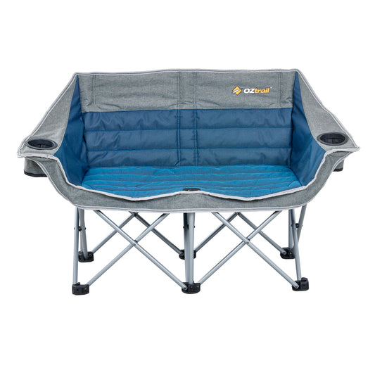 Junior Galaxy 2 Seater Sofa Blue Padded