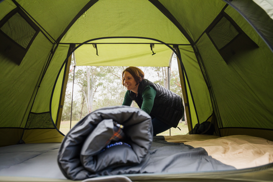 Easy Fold 2 Person Stretcher Tent | Heavy Duty Steel Frame | 1500mm Waterhead Rating | Compact Pack Size