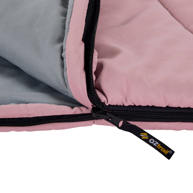 Junior Kingsford Sleeping Bag 0C Blush