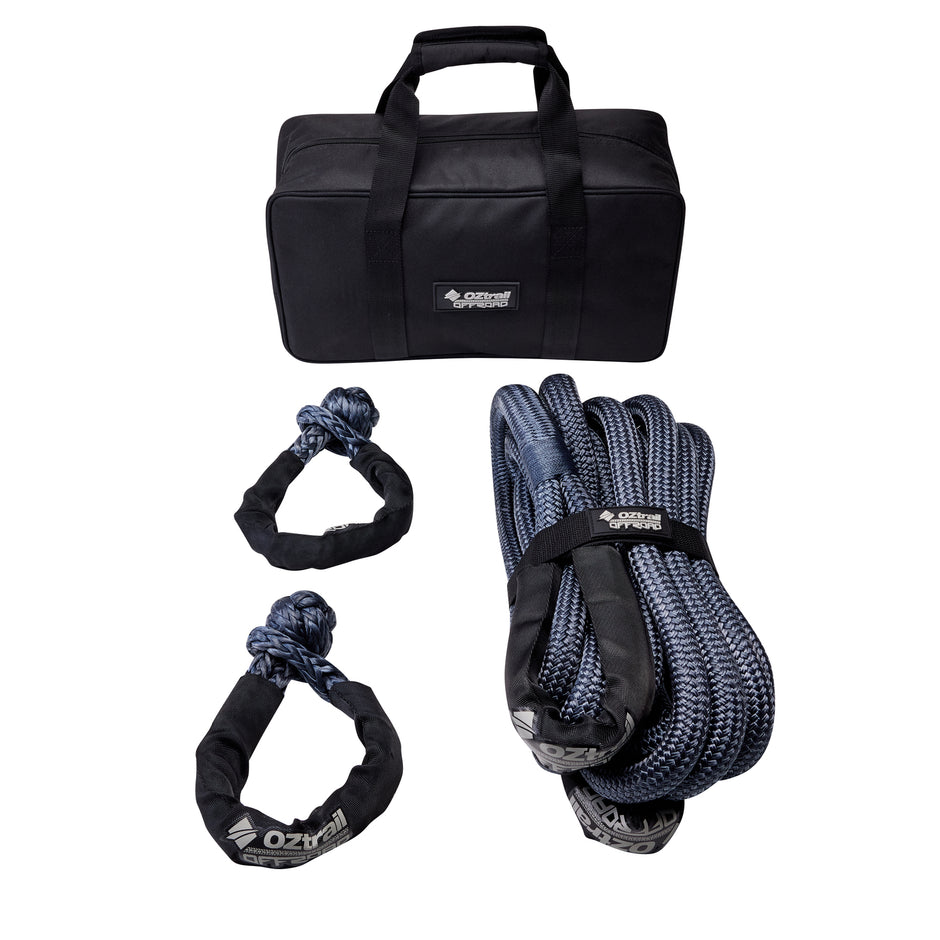 4 Piece Deluxe Kinetic Rope Recovery Kit