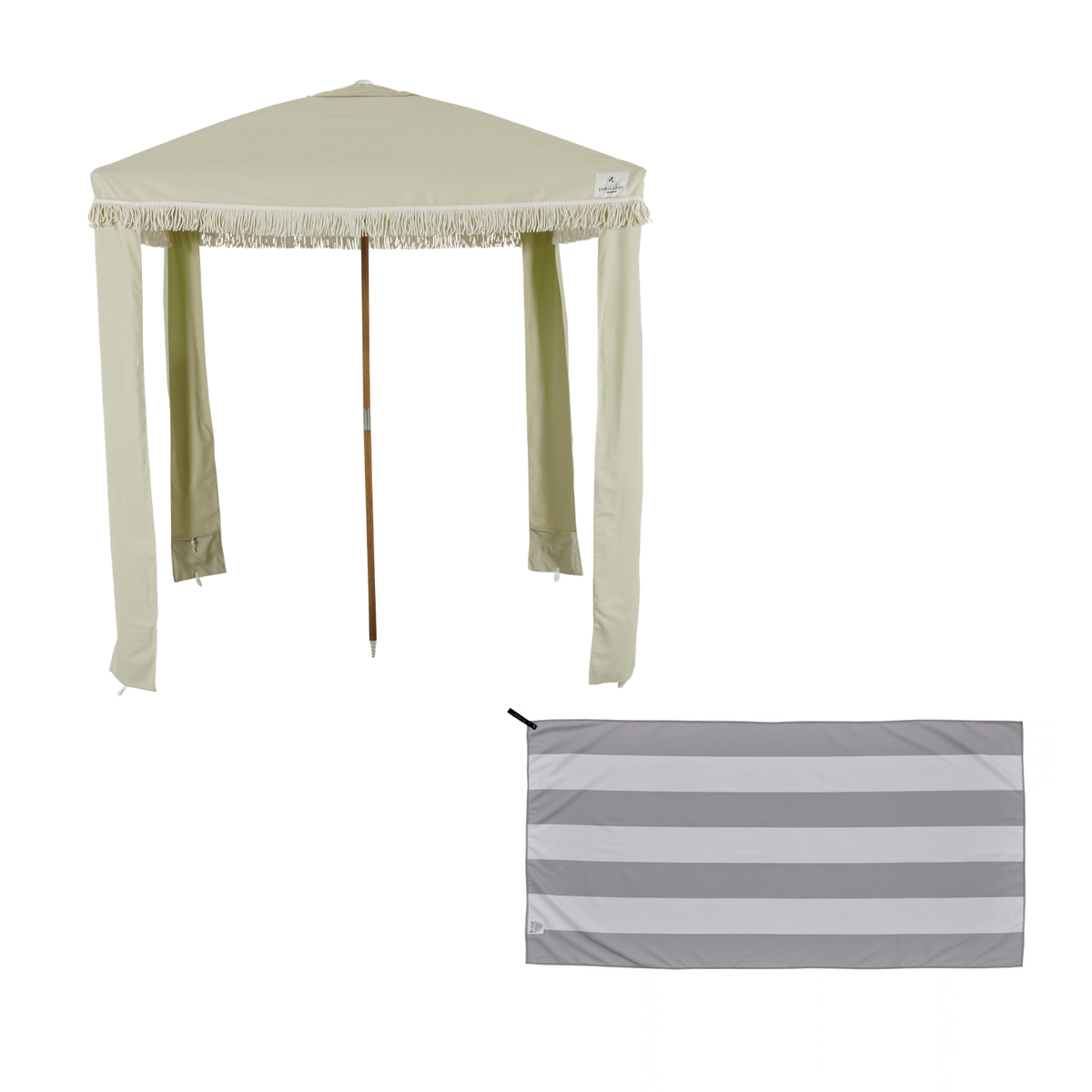Beach Cabana - Almonta Beach Beige + BONUS Towel
