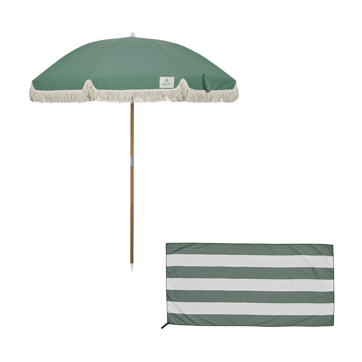 Beach Umbrella - Palm Cove Green