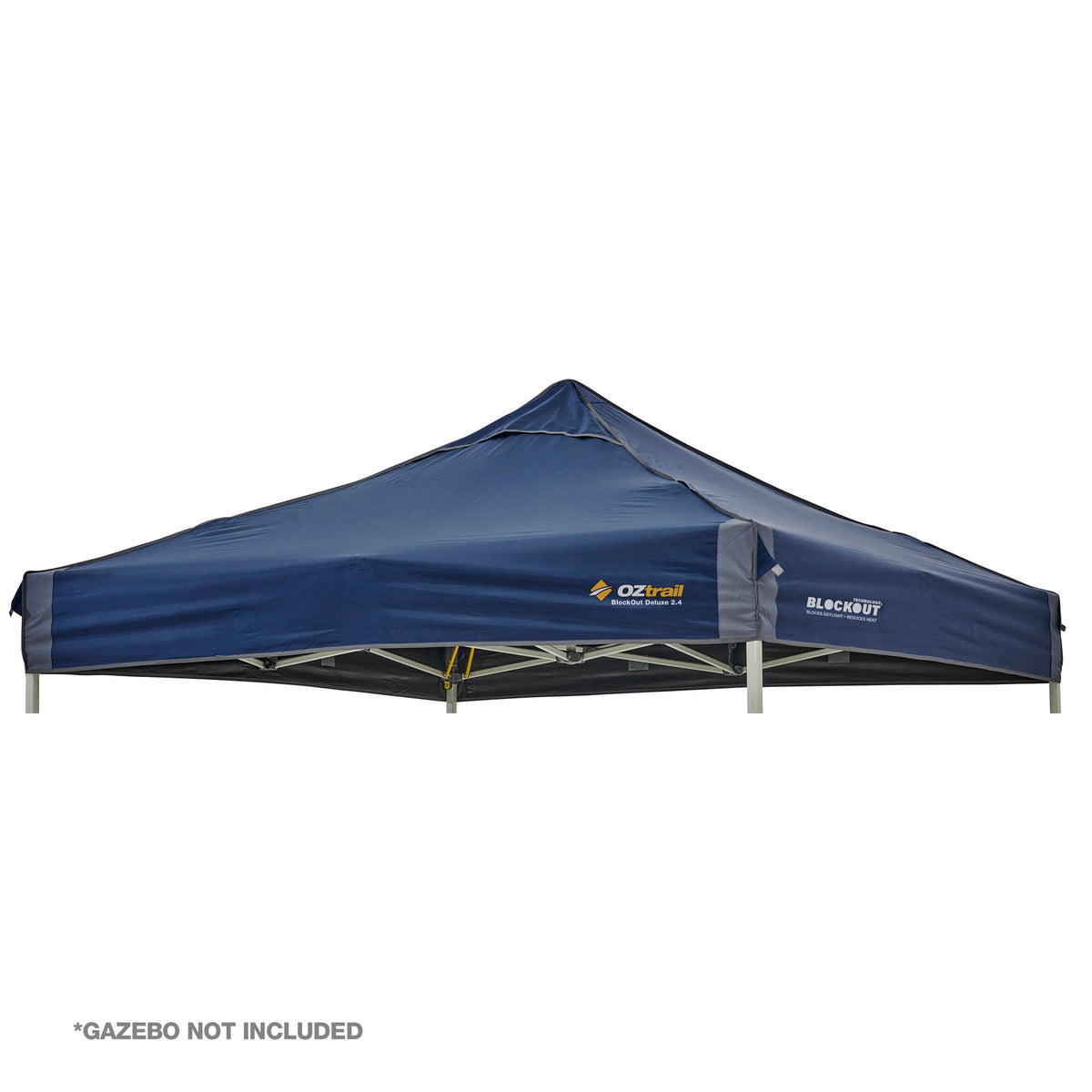 BlockOut Deluxe 2.4M Gazebo Canopy - Blue