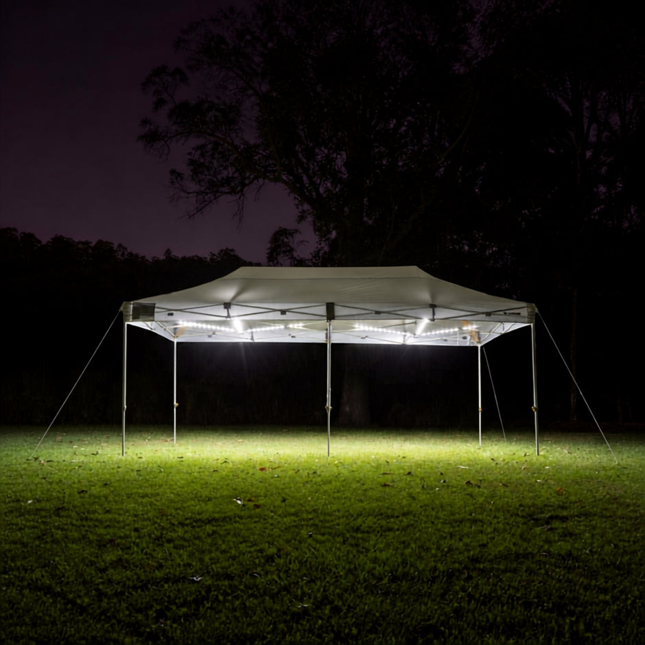 Commercial Lumos 6x3m Gazebo - White