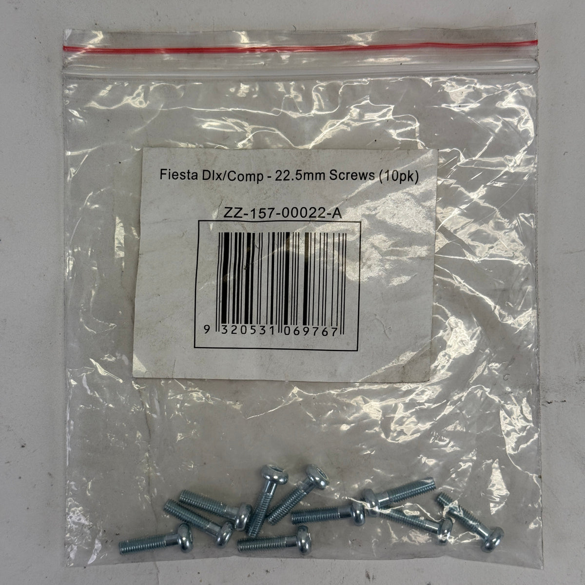 Fiesta Dlx/Comp - 22.5Mm Screws (10Pk)