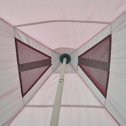 Hydroflow Deluxe 3x3m Gazebo Canopy - Coral Bay Pink