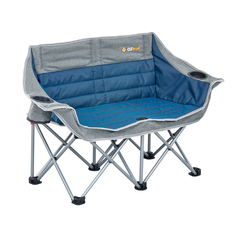 Junior Galaxy 2 Seater Sofa Blue Padded
