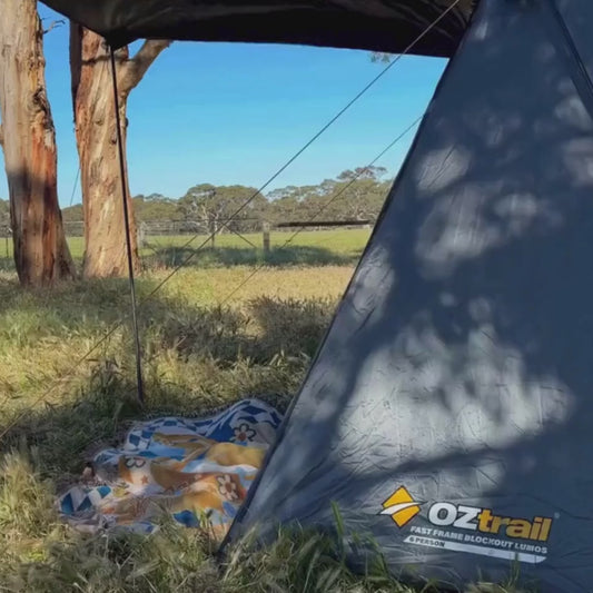 Fast Frame Blockout Lumos 6 Person Tent | BlockOut Coating | Integrated Lighting | 3000mm Waterhead Rating